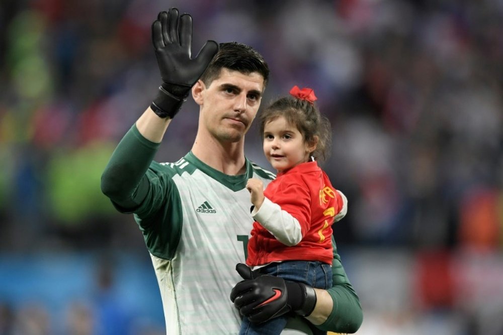 Courtois faces being hit with a huge fine after missing training. AFP