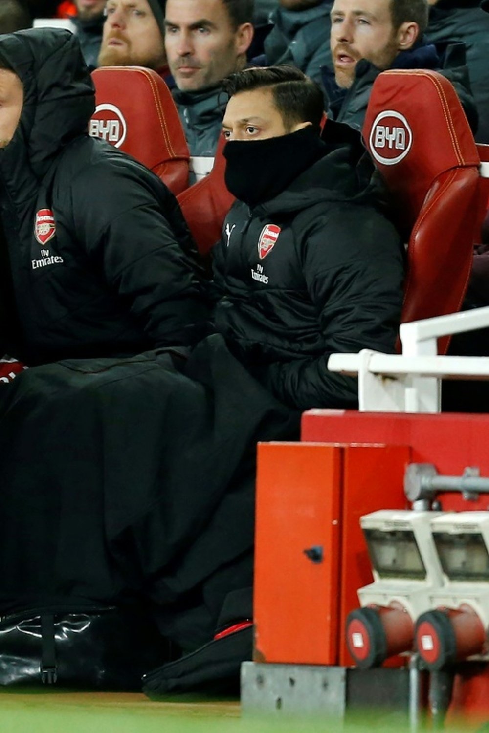 Mesut Ozil was left out again this evening as Arsenal lose to BATE. AFP