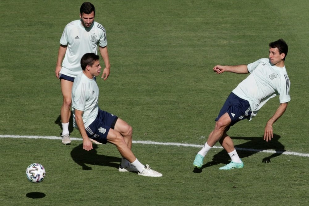 Spain's players had to spend a lot of their pre-tournament preparations training individually. AFP