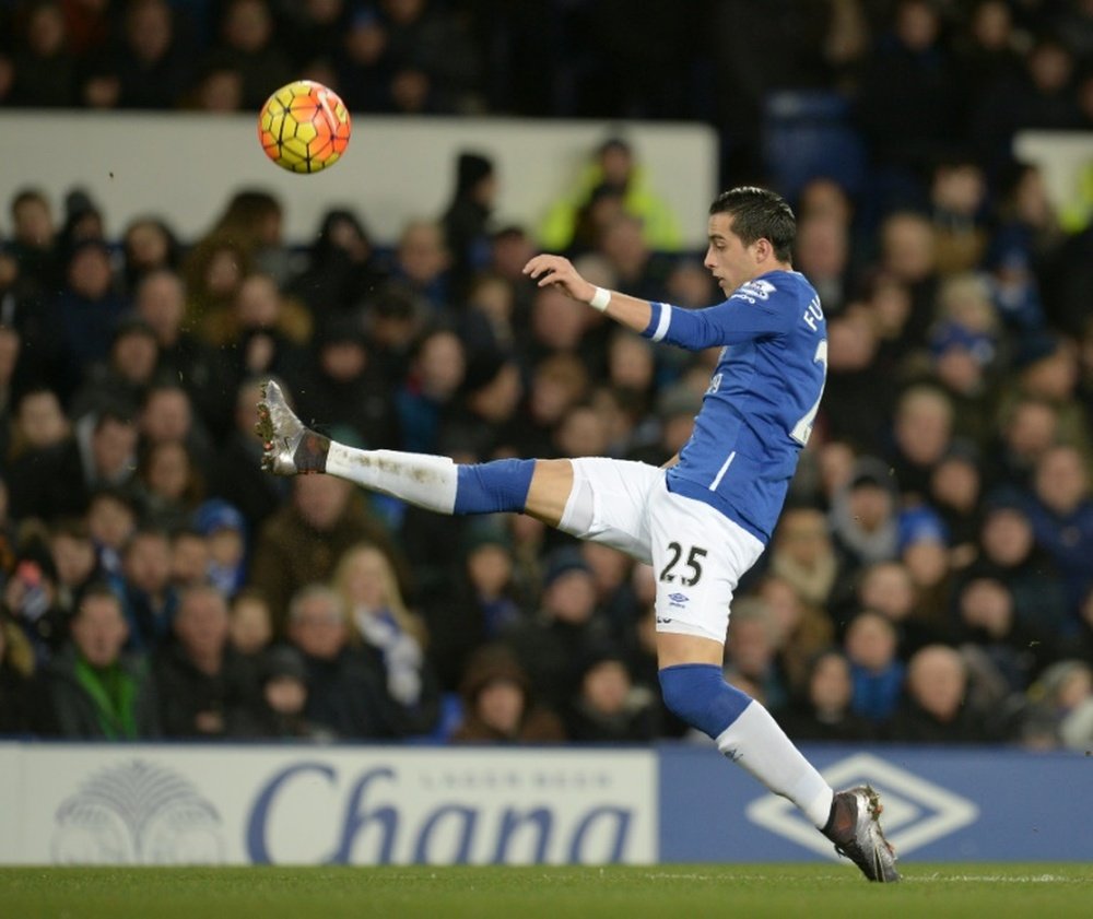 Evertons defender Ramiro Funes Mori, pictured on February 3, 2016, scored as Everton beat Aston Villa on March 1, 2016