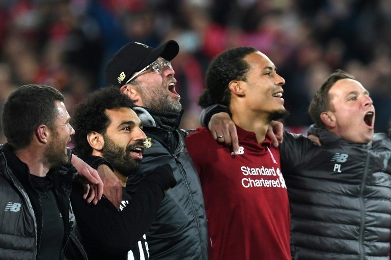 De la mediocridad al equipo casi perfecto: el Liverpool de Klopp. AFP