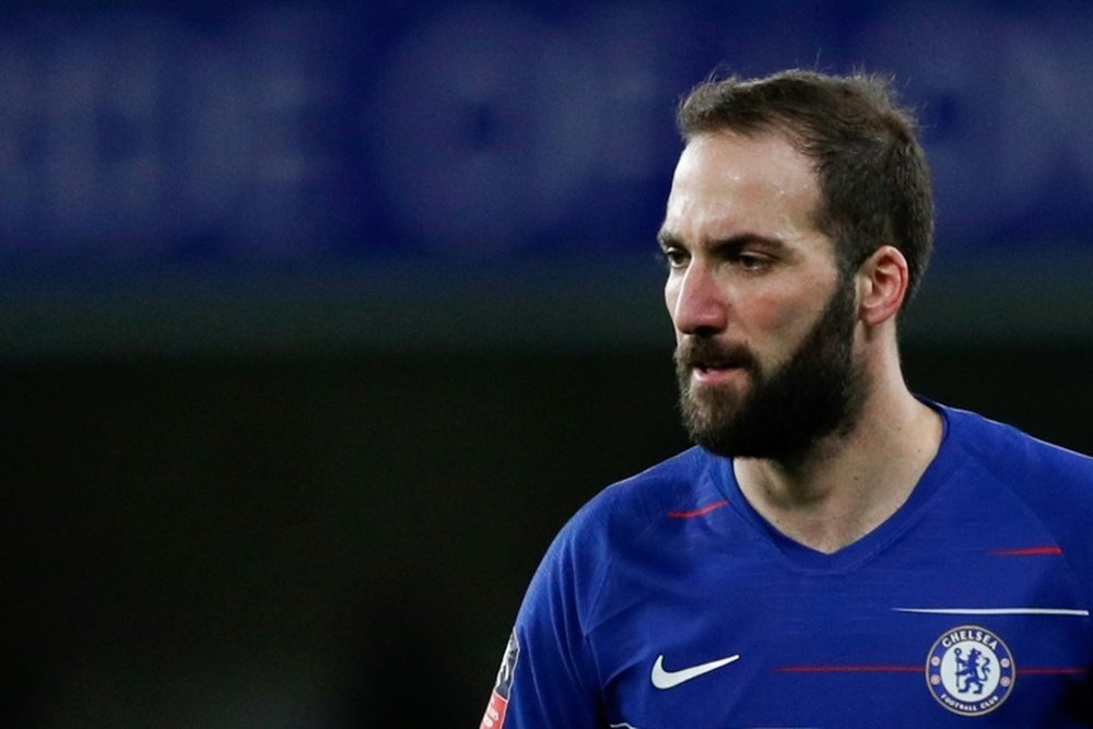 Higuain's future is not in London or Turin. AFP