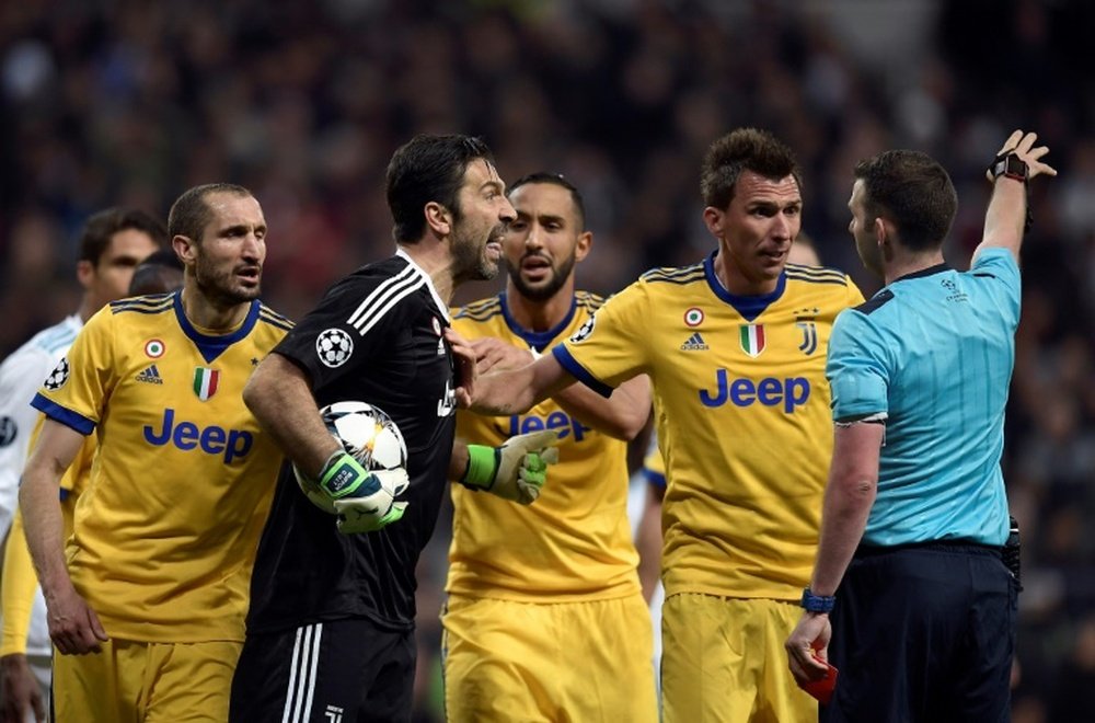 Buffon insists he has no regrets about his outburst. AFP