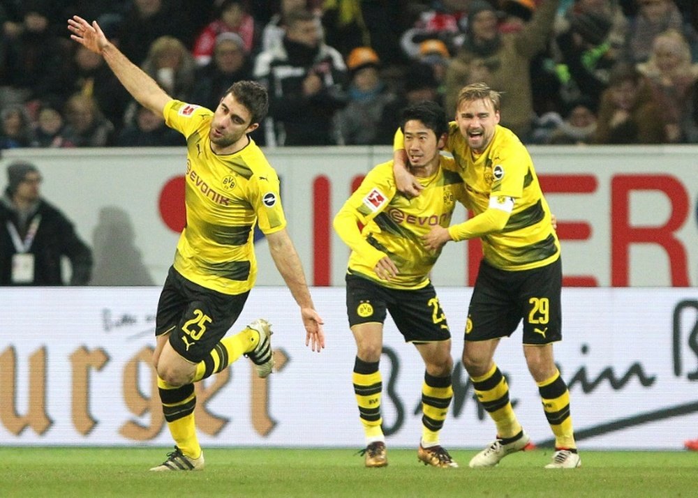 El Borussia ha recuperado la sonrisa. AFP