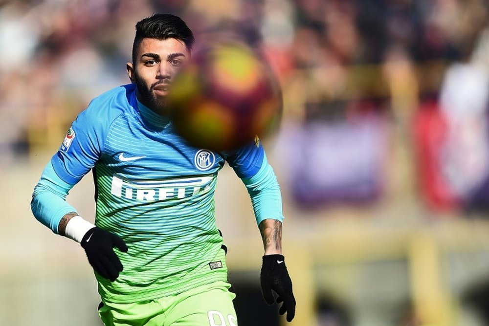 Gabriel Barbosa has struggled since joining Inter Milan. AFP