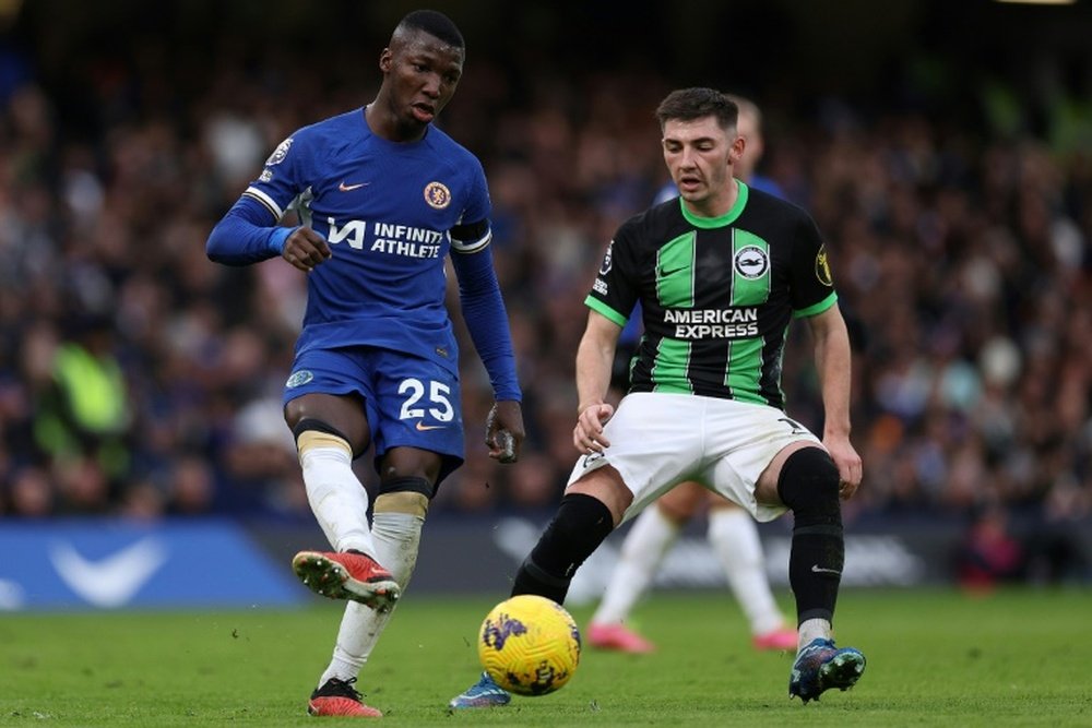 Caicedo has quickly become a fan favourite at Stamford Bridge. AFP