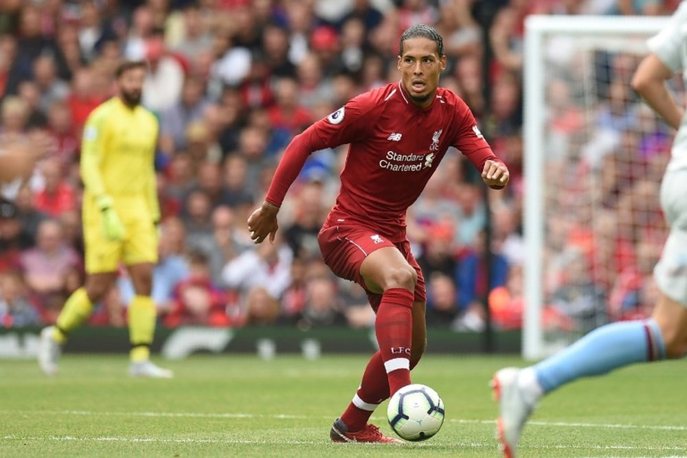 Van Dijk was the quickest player on the pitch against PSG