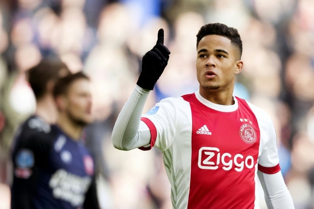 Justin Kluivert has performed welll for Ajax. AFP