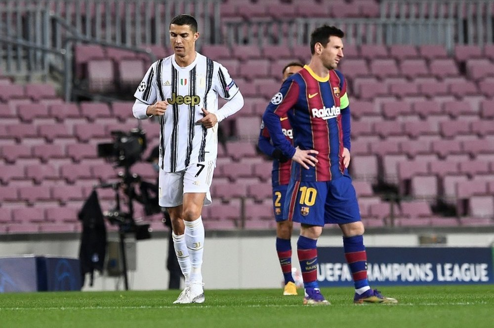 PSG-Manchester United: Messi vs Ronaldo agli ottavi. AFP