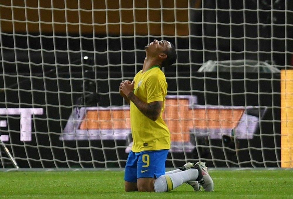 Gabriel Jesus disappointed his fans at the World Cup. AFP