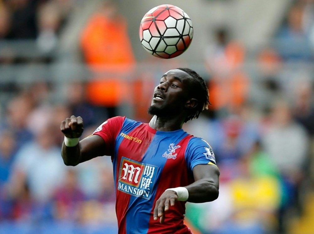 Crystal Palace's Pape Souare close to return after car crash. AFP