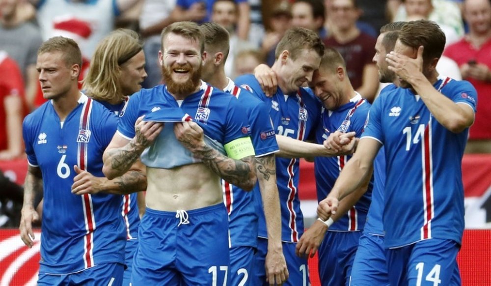 Islandia sigue haciendo Historia partido tras partido de esta Eurocopa. AFP