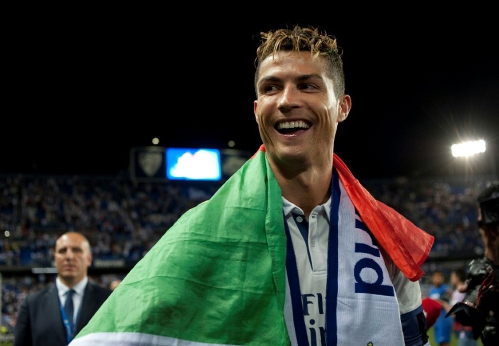 Cristiano Ronaldo, lors du match de la dernière journée de Liga entre Malaga et Real Madrid. AFP