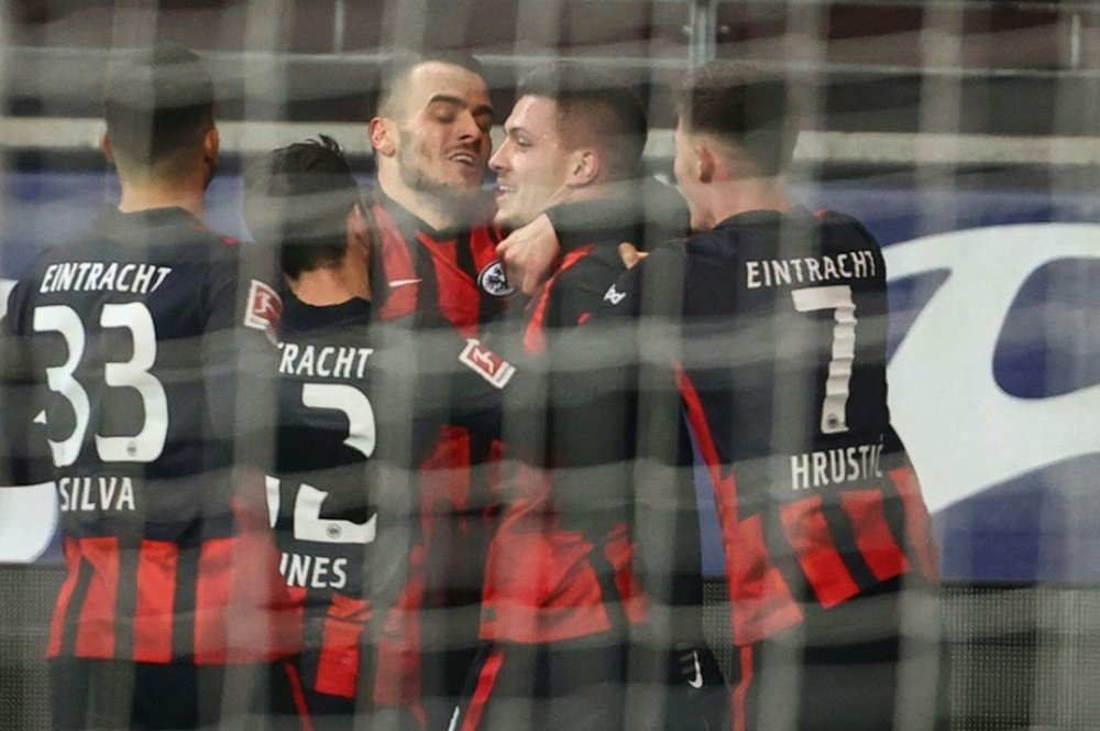 Eintracht vence e já sonha com vaga na Champions. AFP