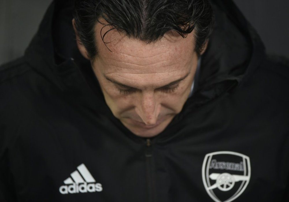 Unai Emery is rumoured to leave Arsenal. AFP