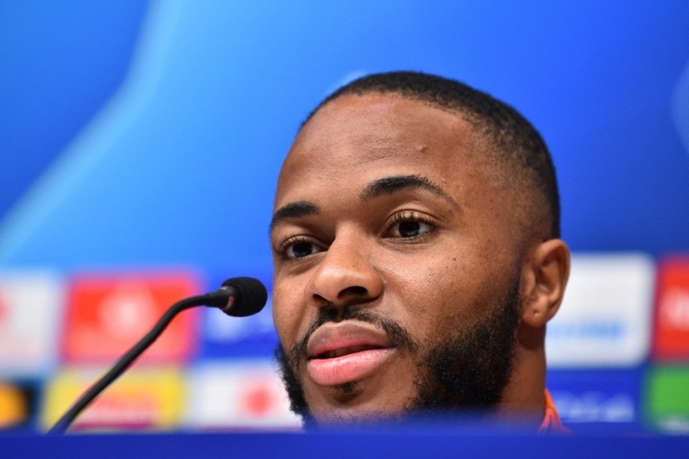 Sterling talks about his views on how to tackle racism in football. AFP