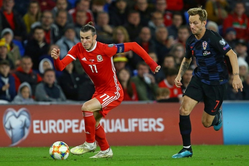 Bale was playing for Wales. AFP