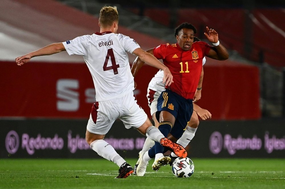 Adama quiere entrar en la convocatoria de España para la Eurocopa. AFP