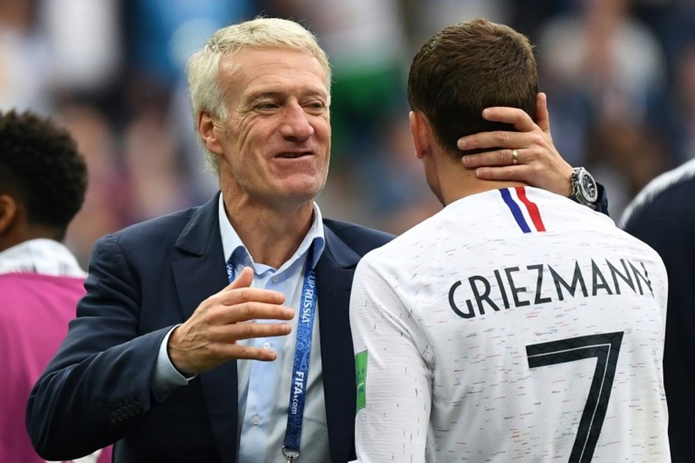 Didier Deschamps won the World Cup as a player exactly 20 years ago. AFP