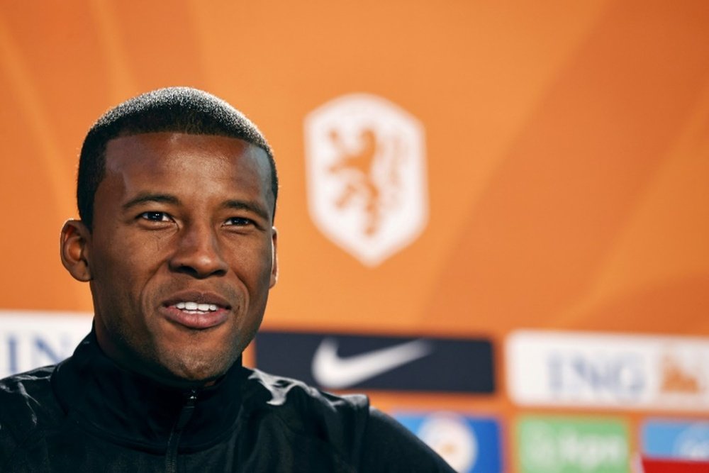 Wijnaldum was full of praise for Jose Mourinho. AFP