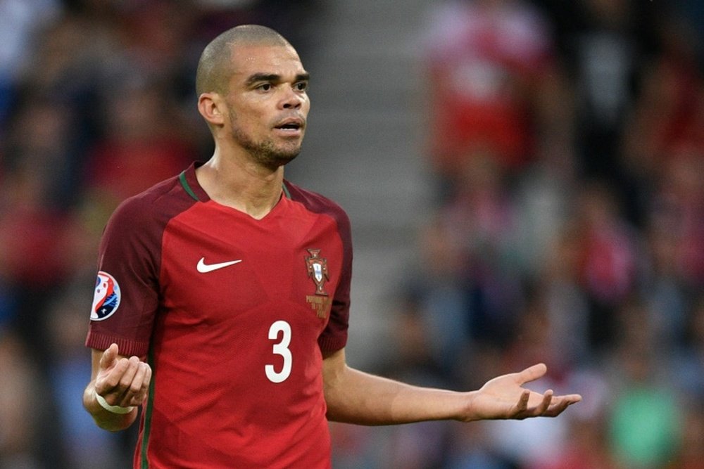 Pepe jogou por Portugal mas não pelo Real Madrid. AFP