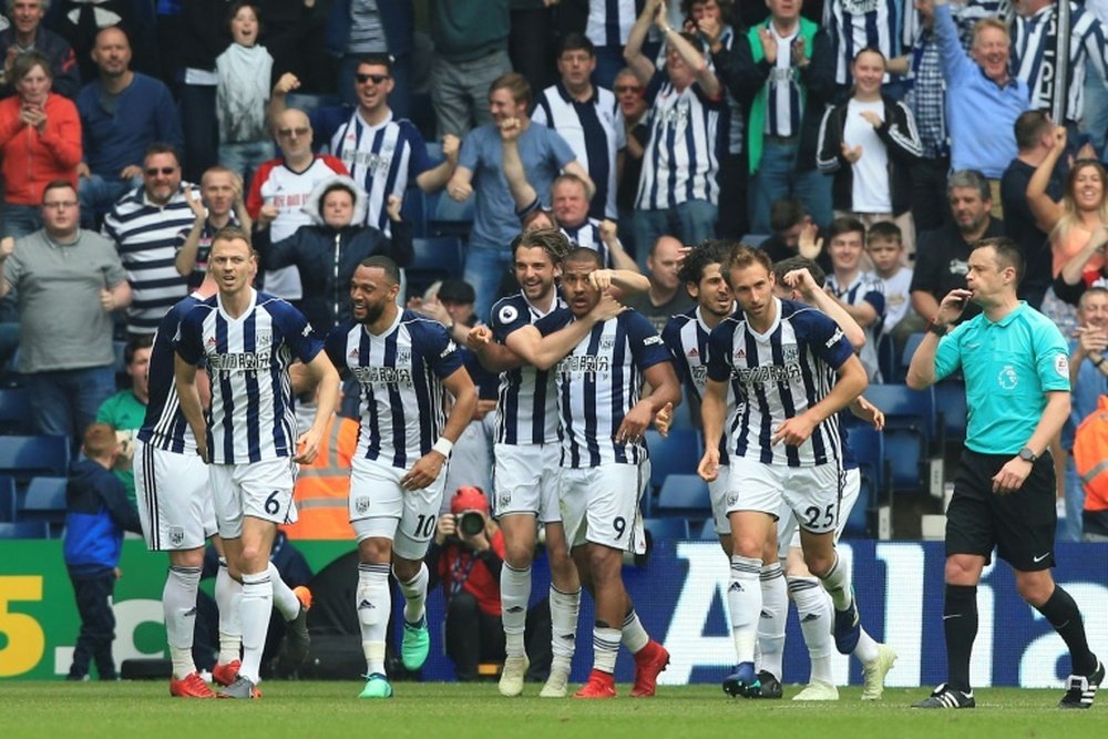English team West Bromwich Albion were relegated from the Premier League last season. AFP