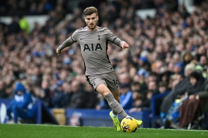 Tottenham will decide Werner's future in the coming weeks. AFP
