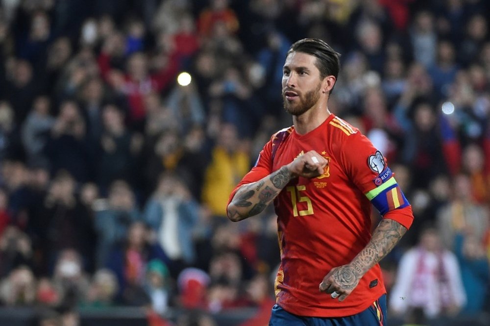 Ramos was praised by King after the pair's clash. AFP