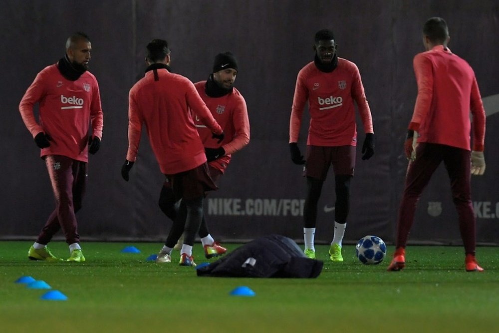Dembélé veut s'appliquer. EFE