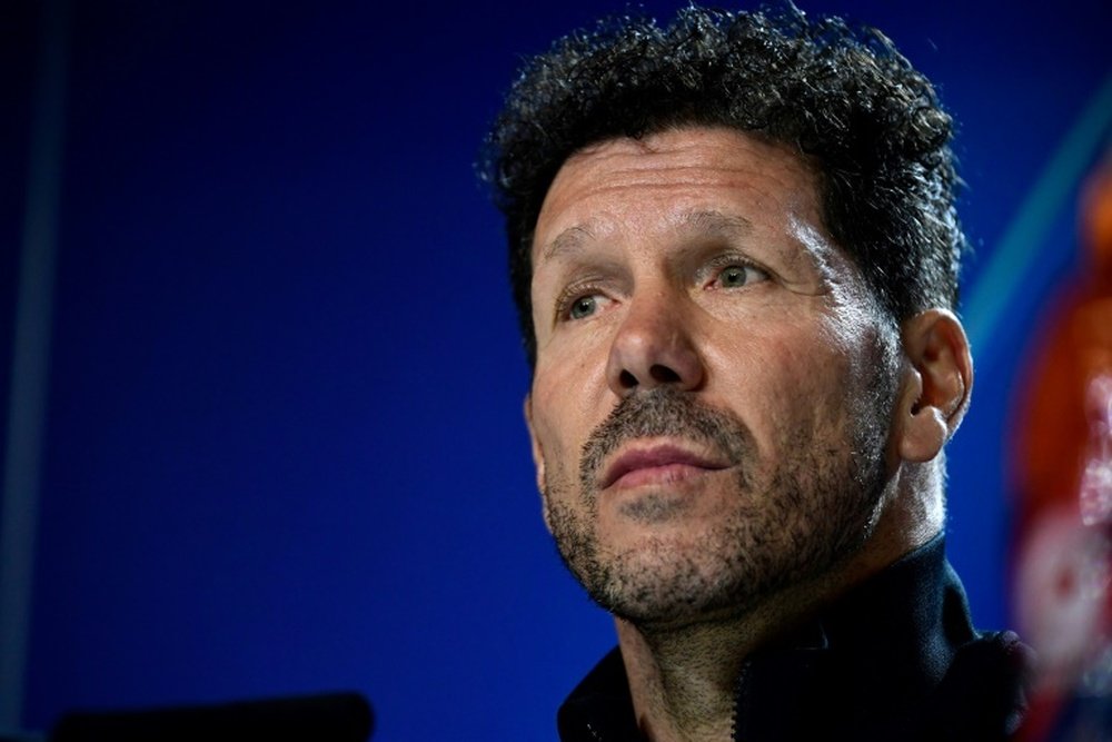 Simeone, repleto de confianza. AFP