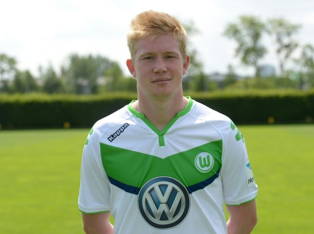 Wolfsburgs Kevin De Bruyne was named Germanys player of the season in 2014/15