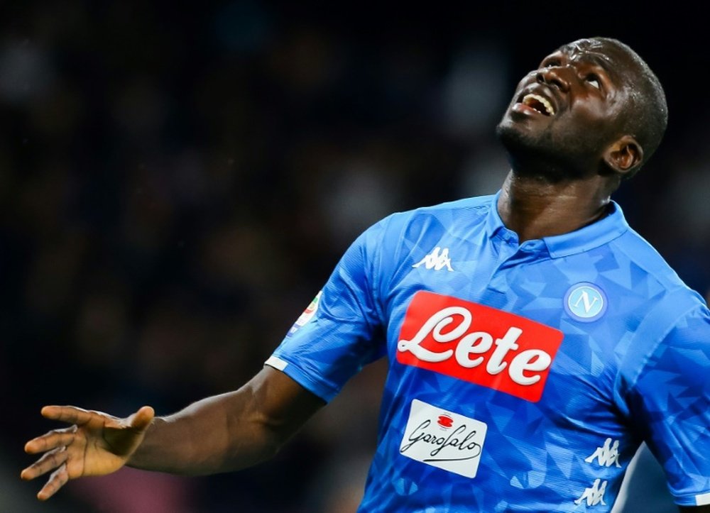 Koulibaly could land at Old Trafford any time soon. AFP