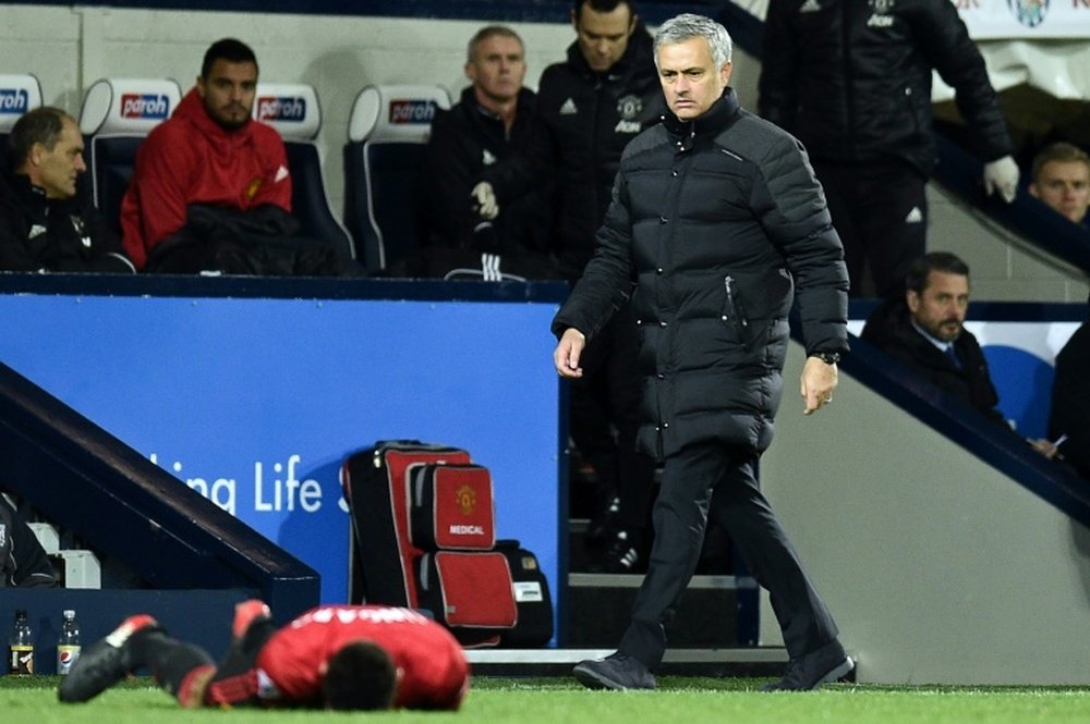 Jose Mourinho endured a difficult start to life in Manchester. AFP