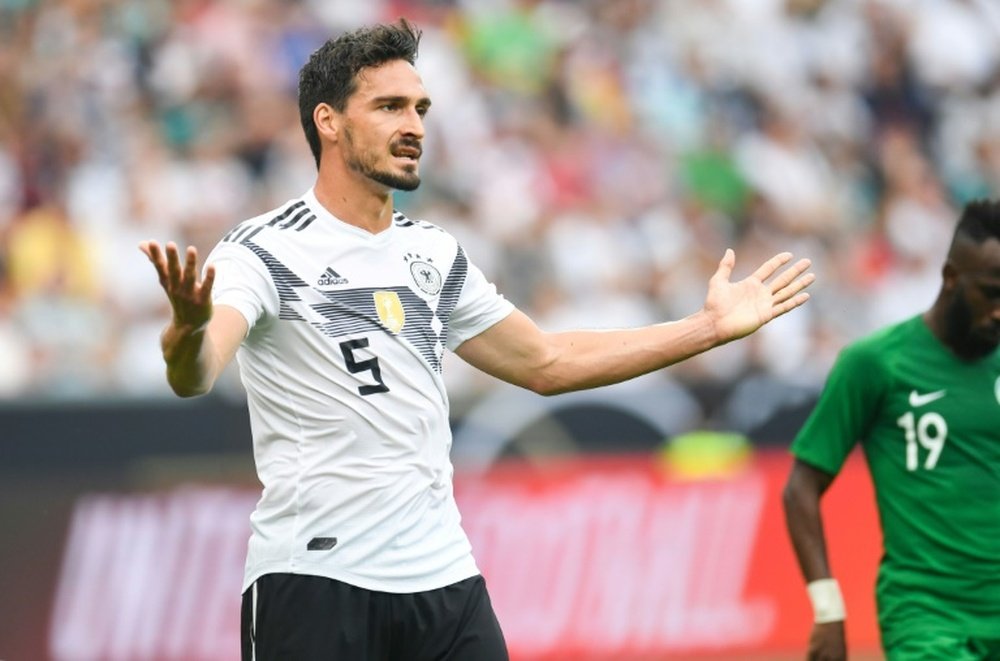 Hummels has a neck problem. AFP