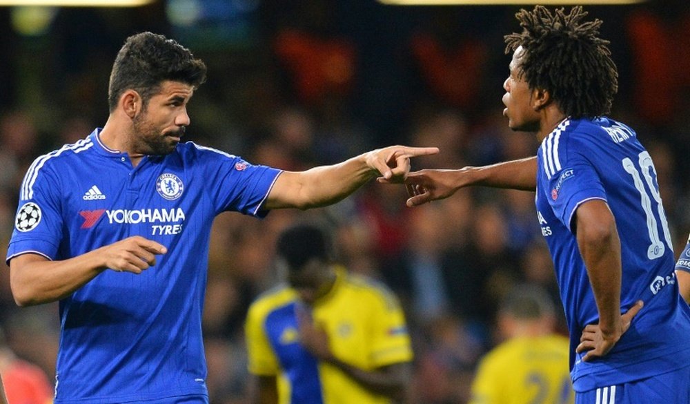 Loic Remy (R) insists he is ready to fill the gap left by the suspended Diego Costa (L) when Chelsea face Newcastle United at St. James Park