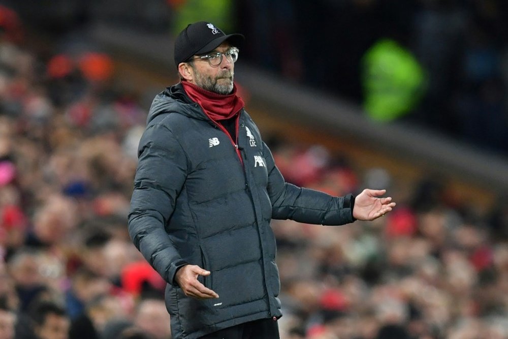 Klopp critica o calendário de jogos. AFP