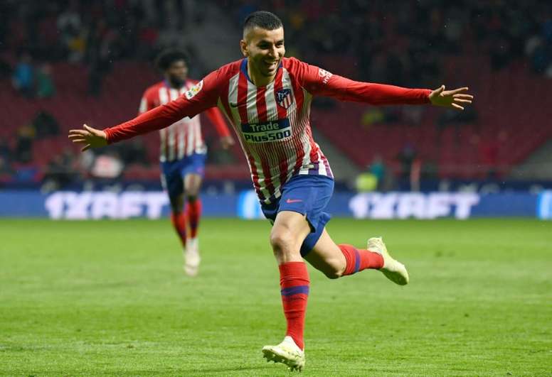 Napoli could well sign Angel Correa. AFP