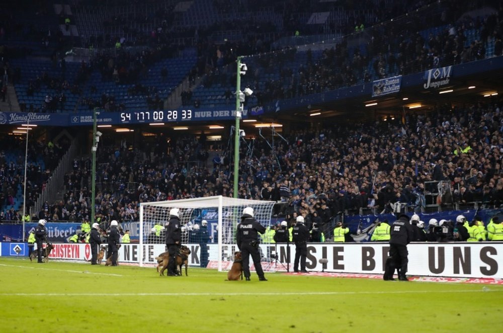German cities have charged clubs for the cost of policing games. AFP