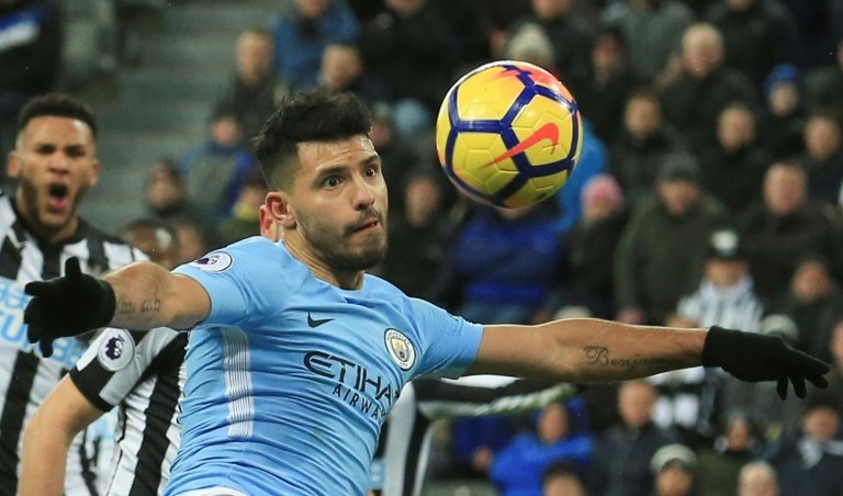 Hat-trick hero Aguero propels City to 3-1 victory over Newcastle