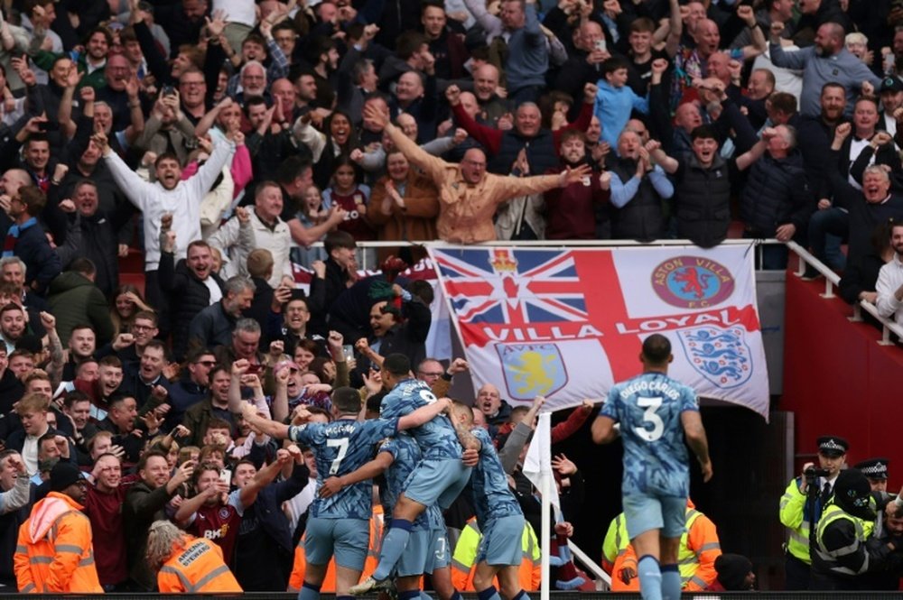Arsenal drop to second place, two points behind leaders Manchester City. AFP