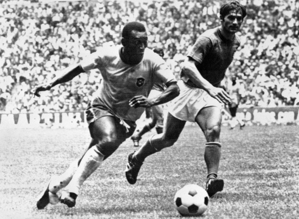 Pelé nunca conseguiu superar marca de seu pai. AFP