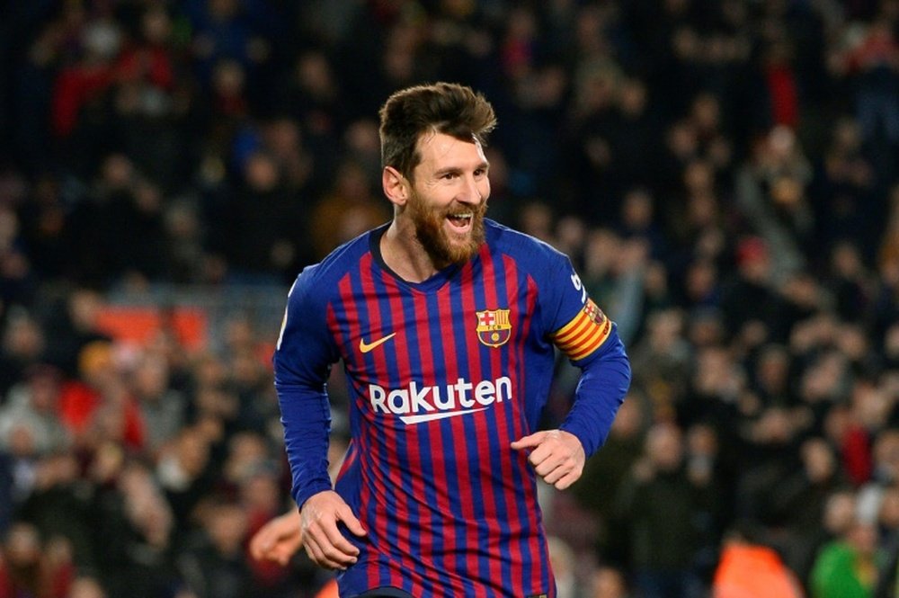Messi continue de battre des records. AFP