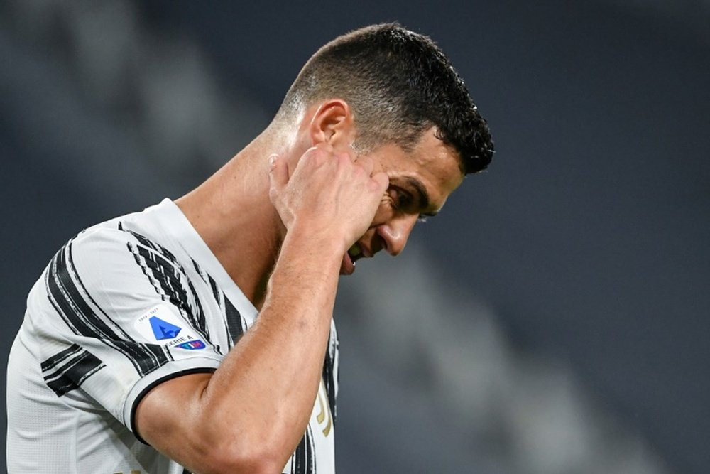 Ronaldo incertain face à Sassuolo. afp
