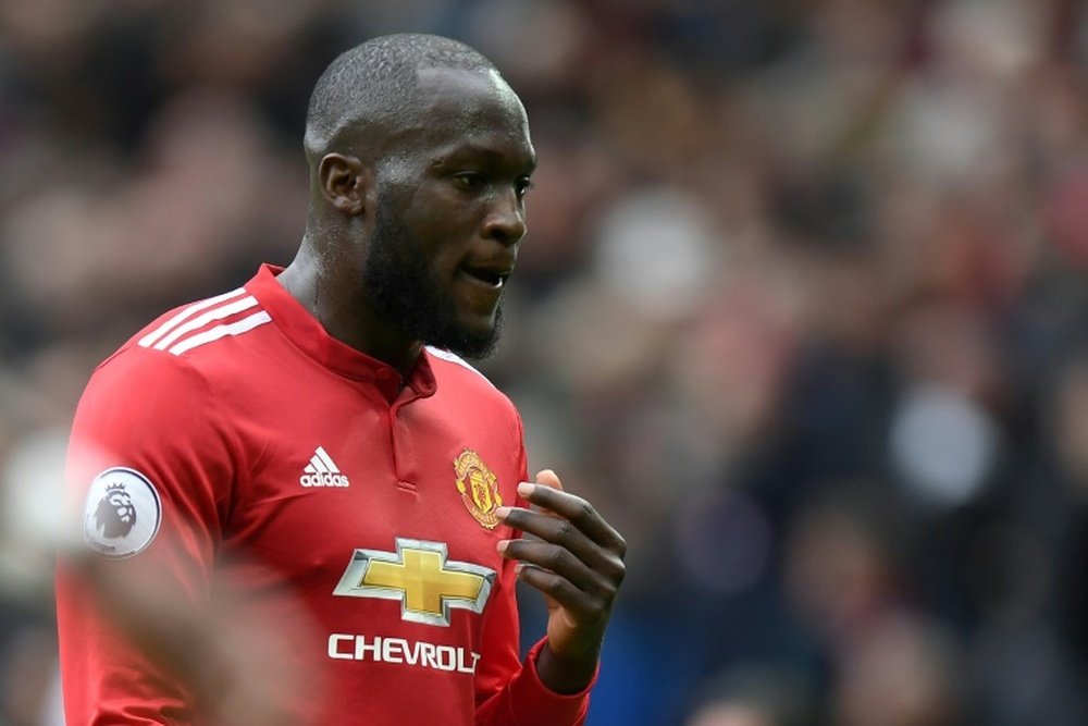 Lukaku is a doubt for the FA Cup final. AFP
