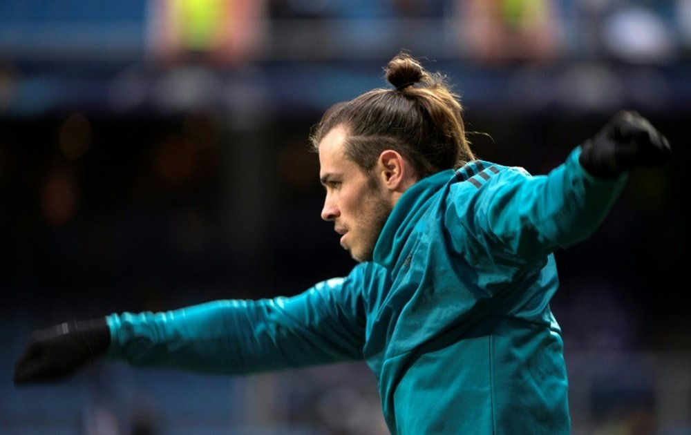 Bale jugó como titular, pero duró 45 minutos. AFP