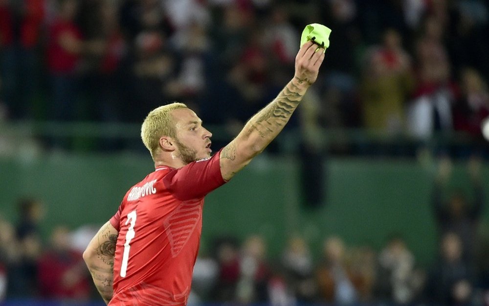 Marko Arnautovic scored the only goal as Austria defeated Northern Ireland on Friday. AFP