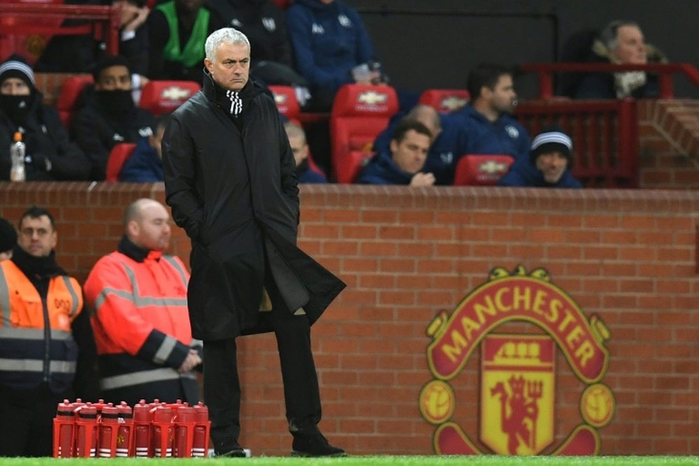 Praise for Mourinho, dig for Manchester United. AFP