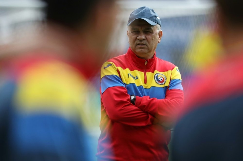 Romanias coach Anghel Iordanescu, pictured on June 14, 2016, became the first managerial casualty of Euro 2016 after Romania was knocked out of Euro 2016 in the first round