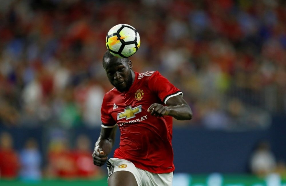Lukaku ha sido el fichaje estrella del United este verano. AFP
