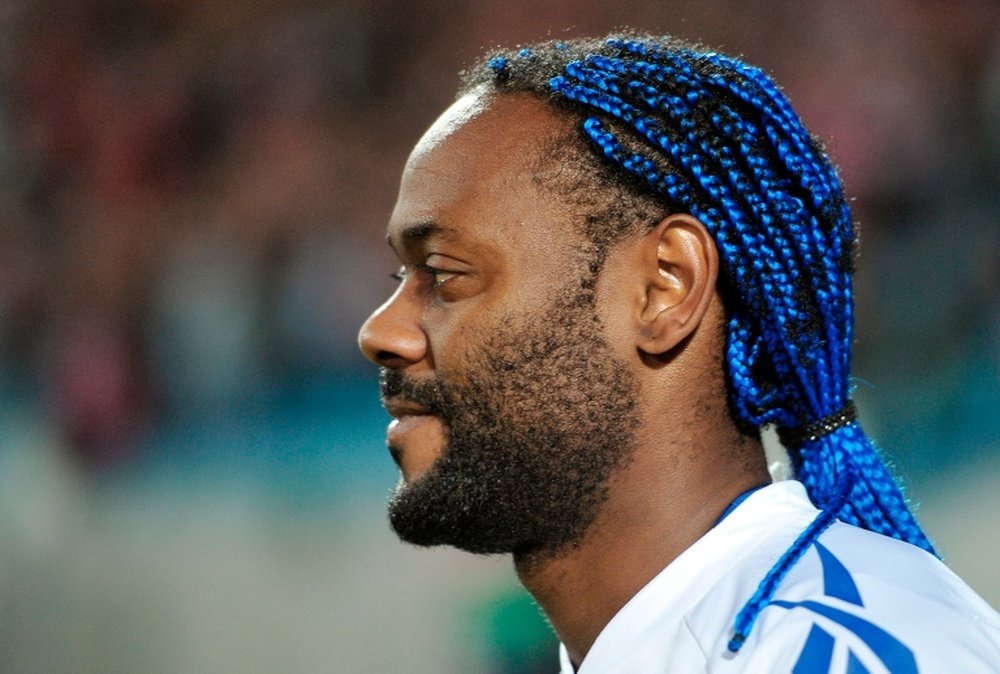 Brazilian striker Vagner Love, pictured on September 14, 2011, is known for his colourful braids